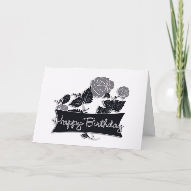 Business Birthday Card, Executive Birthday Kort (Framsida)