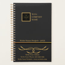Business Black and Guld Company Logotyp Monogram