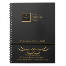 Business Black and Guld Company Logotyp Monogram