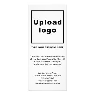Business Black and White Rack Card Reklamkort