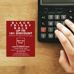 Business Black Fredag-försäljning på Red Flyer<br><div class="desc">Anpassade-flygare med Black Fredag Sale, ditt företag namn och annan information om ditt företag, ett material från marknadsföring som du kan använda att locka fler kunder. Anpassa den och distribuera den för att locka fler kunder att köpa dina produkter eller kunder som gillar dina tjänster. Design färg är vit text...</div>