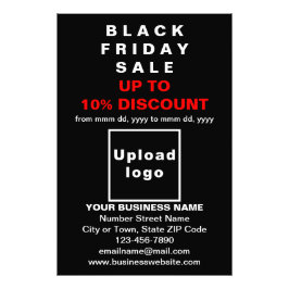 Business Black Fredag Sale på Pappra Black Photo Fototryck