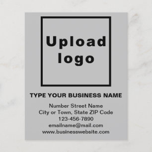 Business Brand Namn på Grått Flyer