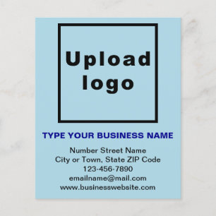 Business Brand Namn på Light Blue Flyer