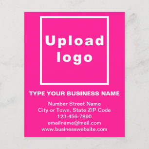 Business Brand Namn på Rosa Flyer