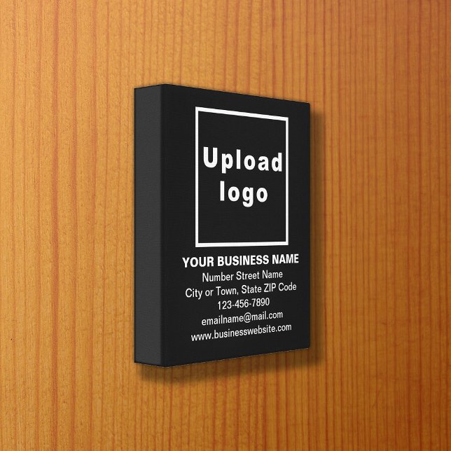 Business Brand on Black-Kanvastrycket Canvastryck (Skapare uppladdad)