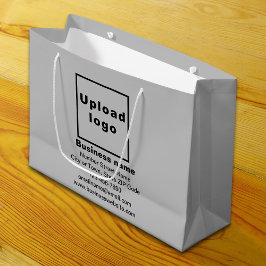 Business Brand on Grått Large Storlek Gift-fack