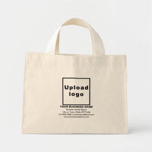 Business Brand on Small Storlek Tote Bag Mini Tygkasse