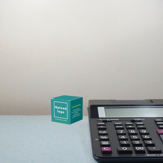Business Brand on Small Teal Grönt Färg Box Presentaskar (Build brand name awareness. Your business brand on small size teal green classic favor box.)