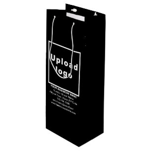 Business Brand på Black Vin Gift Bag