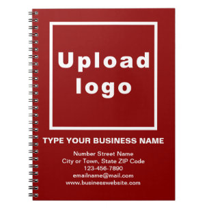 Business Brand på Red Notebook Anteckningsbok