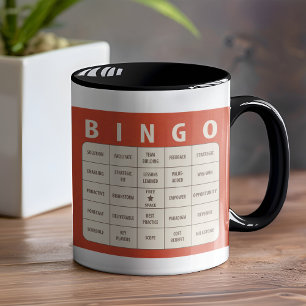 Business Buzzwords Bingo Speciella Office Mugg