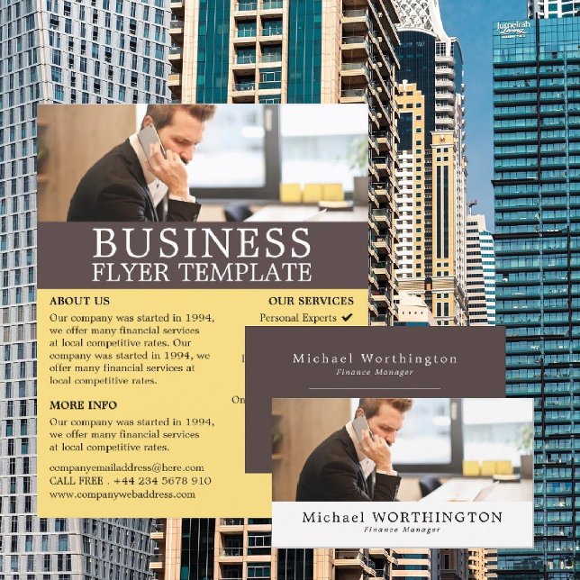 Business Call, Business & Finance Adversing Flygblad (Skapare uppladdad)