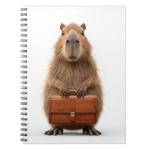 Business Capybara med portföljen Briefcase Anteckningsbok