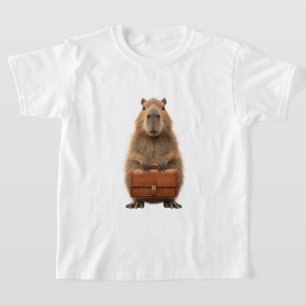 Business Capybara med portföljen Briefcase T Shirt