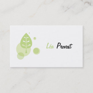 Business car - Carte de visite Landscape Visitkort
