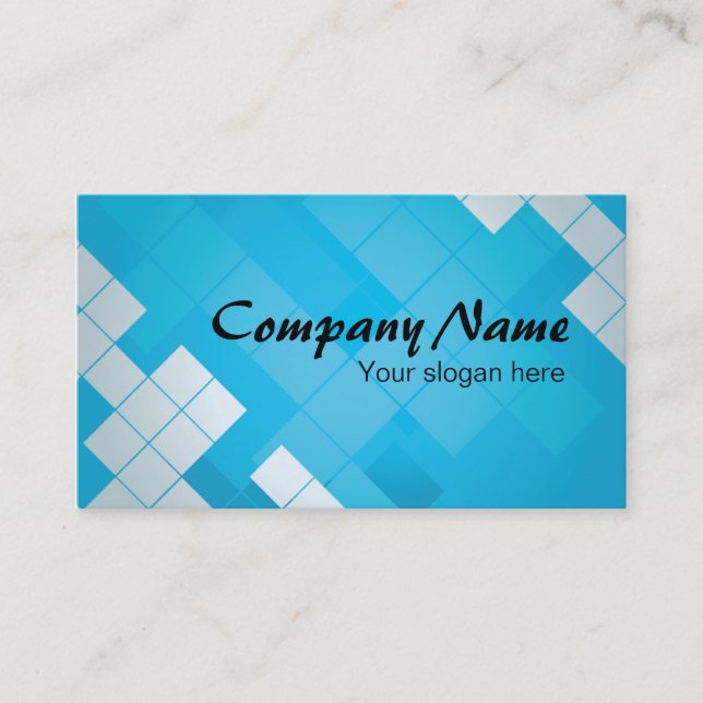 Business card - Carte de visite Blue Concept Visitkort (Framsida)