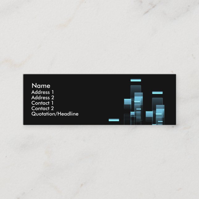 business_card_design mini visitkort (Framsida)