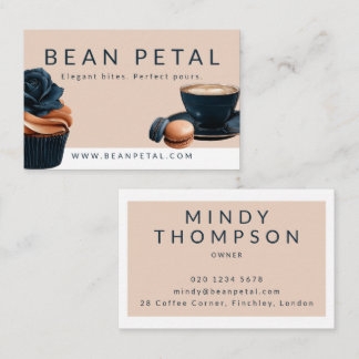 Business Card for Upscale Cafes/Boutique Bakeries Visitkort