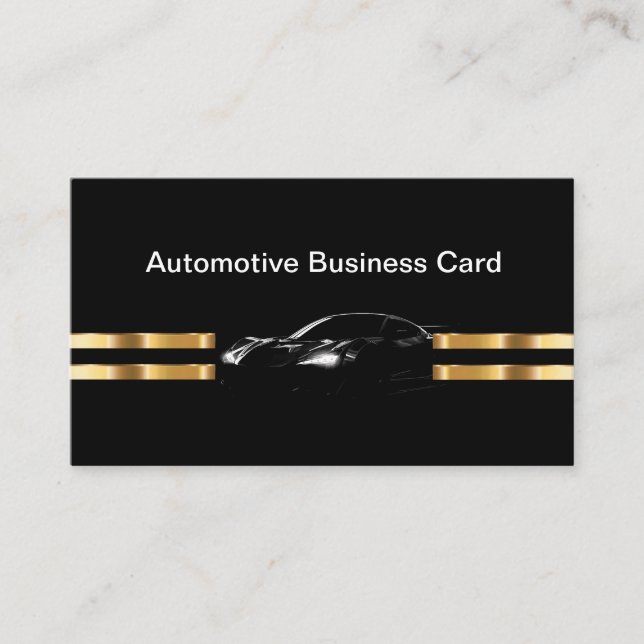 Business Card-mall för Classy Automotive Services Visitkort (Framsida)