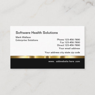 Business Card-mall för klasshälsotema Visitkort