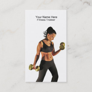 Business Card-mall för Personal Fitness Trainer Visitkort
