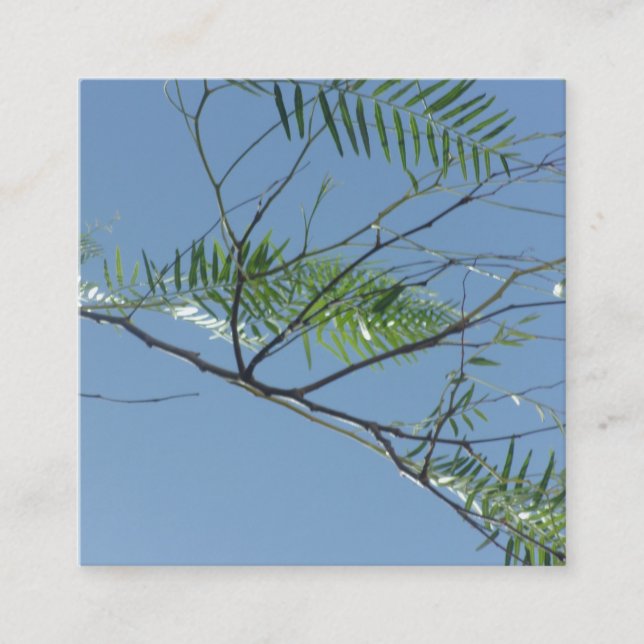 Business Card style and design Fyrkantigt Visitkort (Framsida)