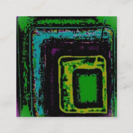 Business Card style and design Fyrkantigt Visitkort