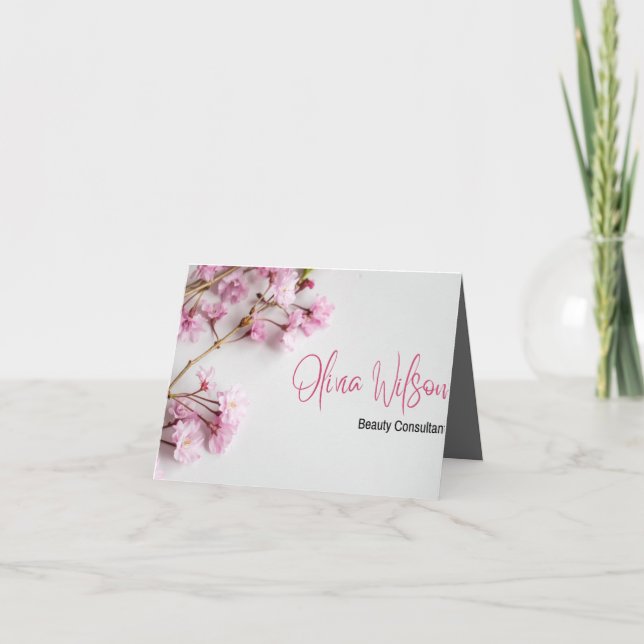 business card tack kort (Framsida)