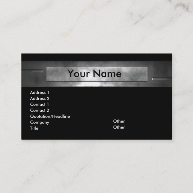 business_card visitkort (Framsida)