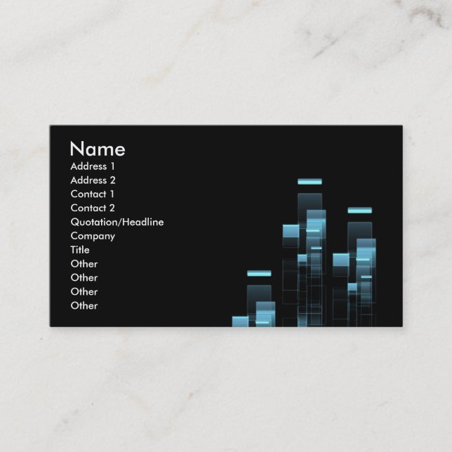business_card visitkort (Framsida)