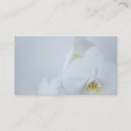Business Card White Orchids Visitkort
