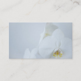 Business Card White Orchids Visitkort