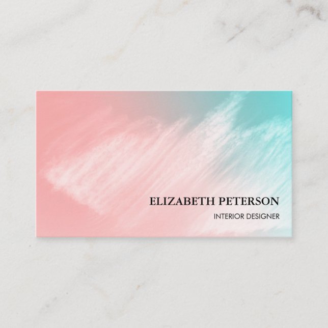 Business card with background bright style visitkort (Framsida)