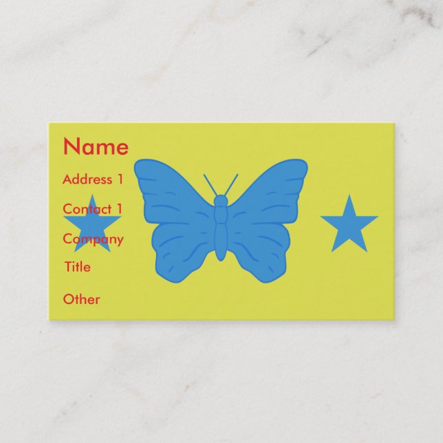 Business Card with Flag of Bady Bassitt, Brazil Visitkort (Framsida)