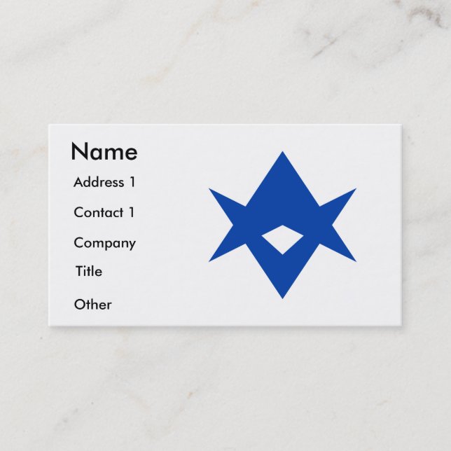 Business Card with Flag of Toyota City, Japan Visitkort (Framsida)