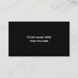 Business Card with QR Code | Black Modern Design Visitkort