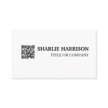 Business Card with QR Code