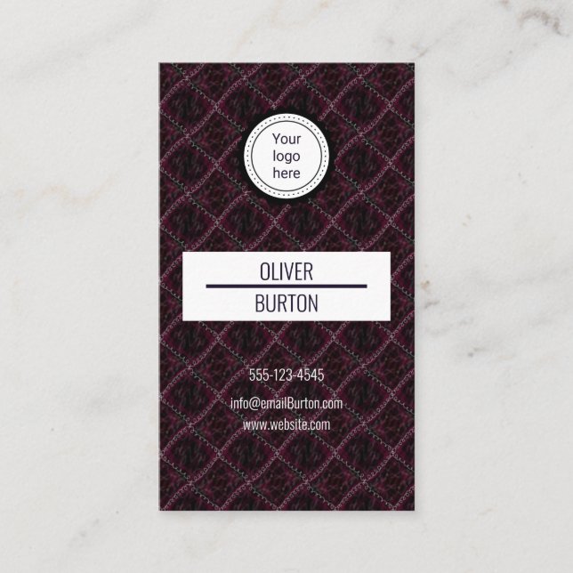 Business card with texture background visitkort (Framsida)