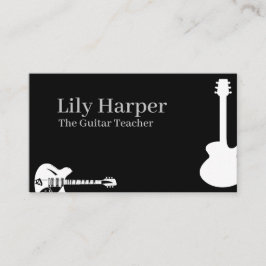 Business CardGuitar Teacher | Elektriska och akust