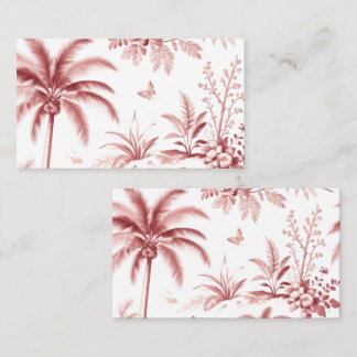 Business cards luxurious pink for business owners  visitkort