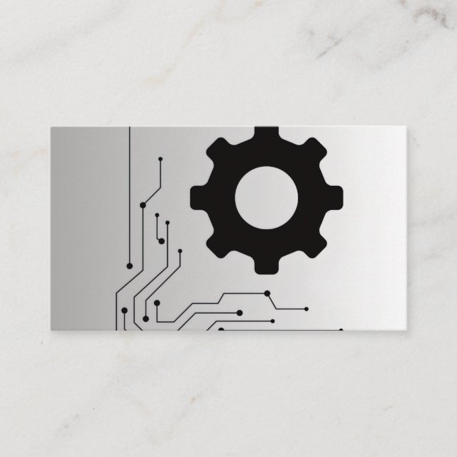 Business Cards Tech Visitkort (Framsida)