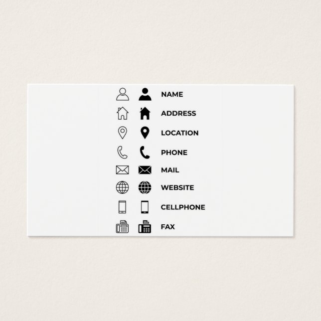 Business cards template  visitkort (Framsidan)