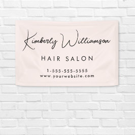 Business Chic Namnteckning Rosa för skriptbefordri