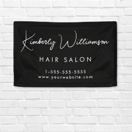 Business Chic Namnteckning skript Black Promotiona