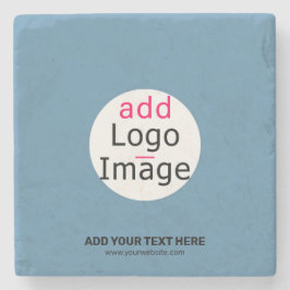 Business Chic Promo Anpassade Dusty Blue Stenunderlägg