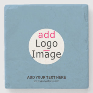 Business Chic Promo Anpassade Dusty Blue Stenunderlägg