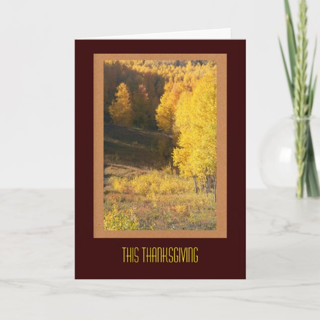 Business Client Thanksgiving Card Helgkort (Framsida)