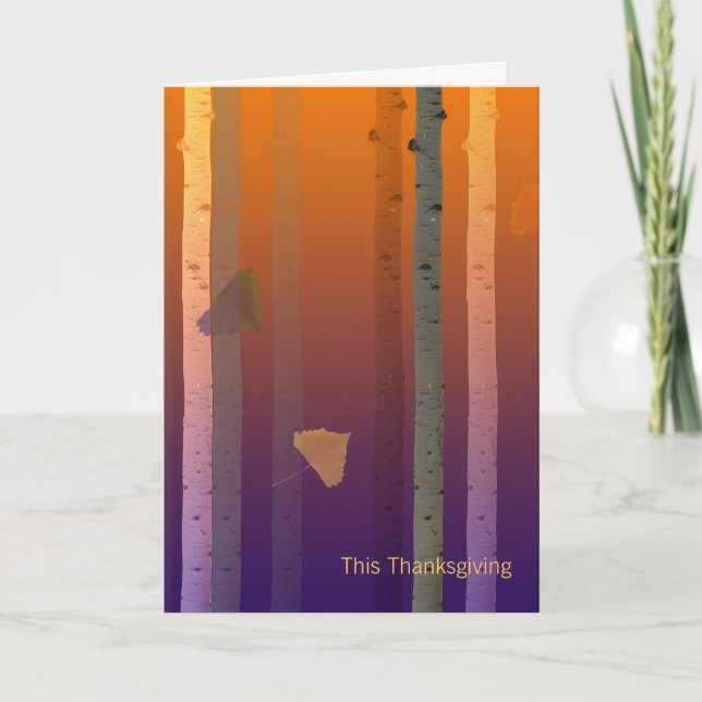 Business Client Thanksgiving Card Helgkort (Framsida)