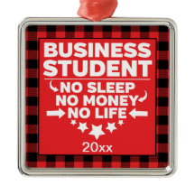 Business College Student Red Play Julafton